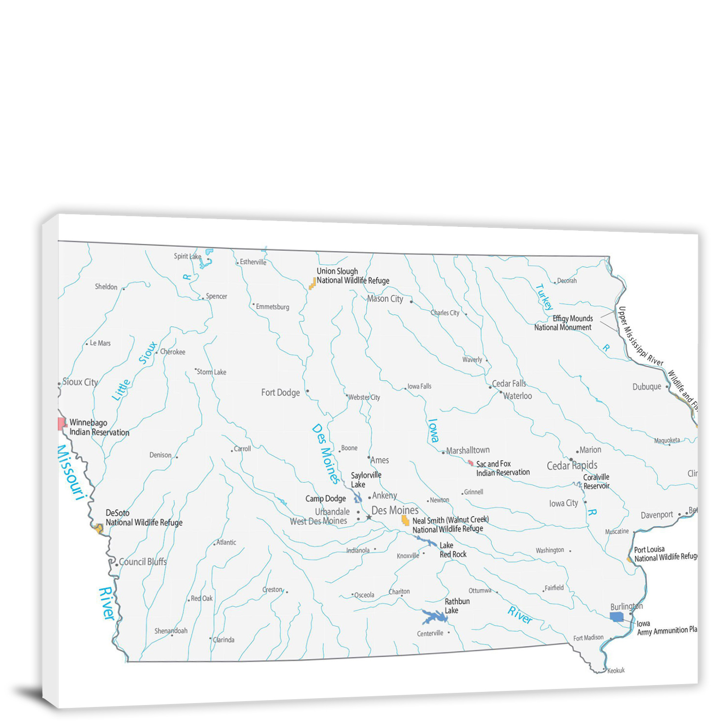 CWA618 Iowa Places Map 00 