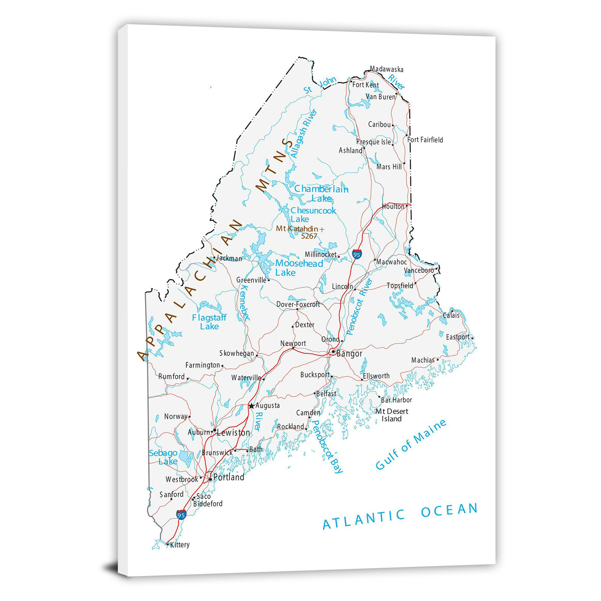 CWA638 Maine Roads And Cities Map 00 