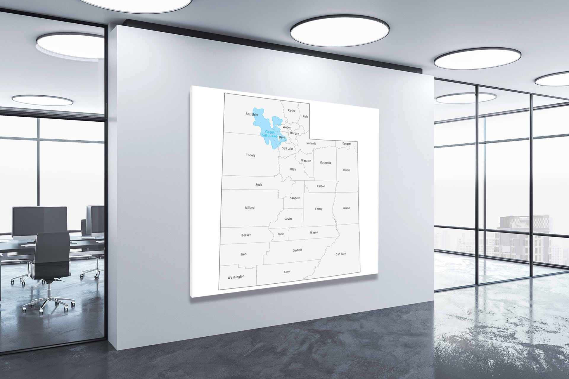 CWA759 Utah Counties Map 01 