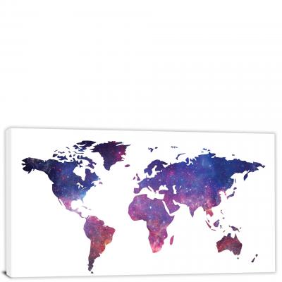 World-Galaxy Map, 2017 - Canvas Wrap