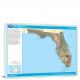 Florida-National Atlas Satellite View, 2022 - Canvas Wrap