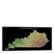 Kentucky-USGS Shaded Relief, 2022 - Canvas Wrap
