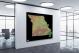 Missouri-USGS Shaded Relief, 2022 - Canvas Wrap1