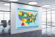 USA-National Atlas Bright States Map, 2022 - Canvas Wrap1
