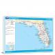 Florida-National Atlas Reference Map, 2022 - Canvas Wrap