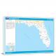Florida-National Atlas County Map, 2022 - Canvas Wrap