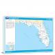 Florida-National Atlas Counties and Selected Cities Map, 2022 - Canvas Wrap