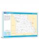 Missouri-National Atlas Counties and Selected Cities Map, 2022 - Canvas Wrap