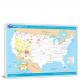 USA-National Atlas Indian Lands and Department of Interior Lands Map, 2022 - Canvas Wrap