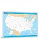 USA-National Atlas Bureau of Reclamation Lands Map, 2022 - Canvas Wrap
