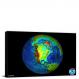 North America-Globe View, 2022 - Canvas Wrap