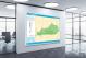 Kentucky-Annual Precipitation Map, 2022 - Canvas Wrap1