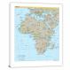 Africa-Map, 2022 - Canvas Wrap