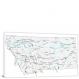 Montana-Roads and Cities Map, 2022 - Canvas Wrap