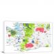 Washington-Places Map, 2022 - Canvas Wrap