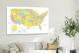 USA-With States and Cities, 2022 - Canvas Wrap3