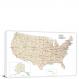 USA-Interstate Highways, 2022 - Canvas Wrap