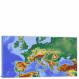 Europe-Topography Map, 2016 - Canvas Wrap