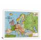 Europe-Standard Map, 2012 - Canvas Wrap