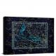 Constellation-Two Fish Map, 2018 - Canvas Wrap