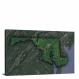 Maryland-State Satellite Map, 2022 - Canvas Wrap