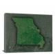 Missouri-State Satellite Map, 2022 - Canvas Wrap