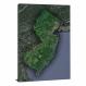 New Jersey-State Satellite Map, 2022 - Canvas Wrap