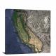 California-State Satellite Map, 2022 - Canvas Wrap