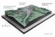 Custom 3D Topography Raised-Relief Map: Contour Watercolor Style3