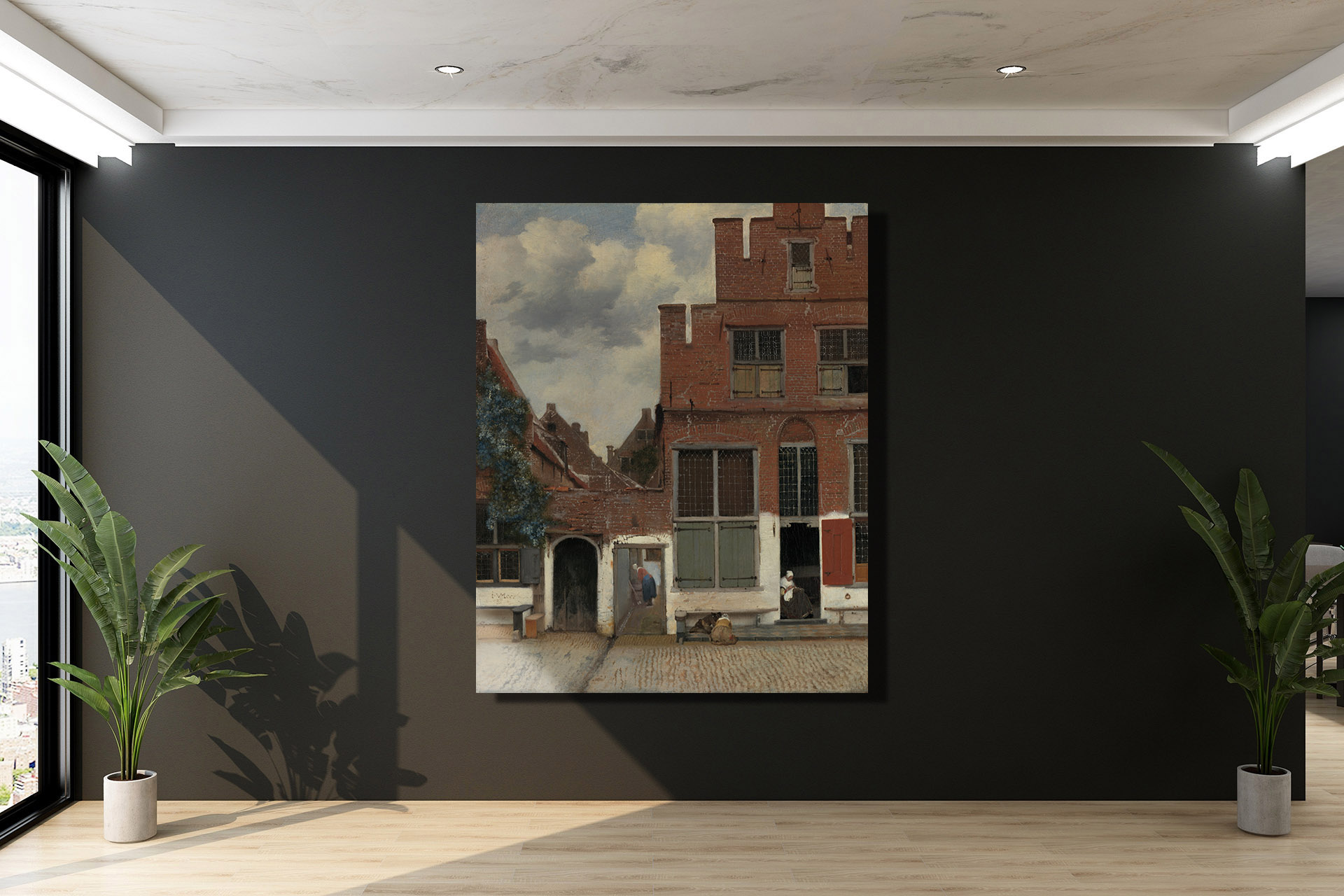 CW9113 The Little Street By Johannes Vermeer 02 