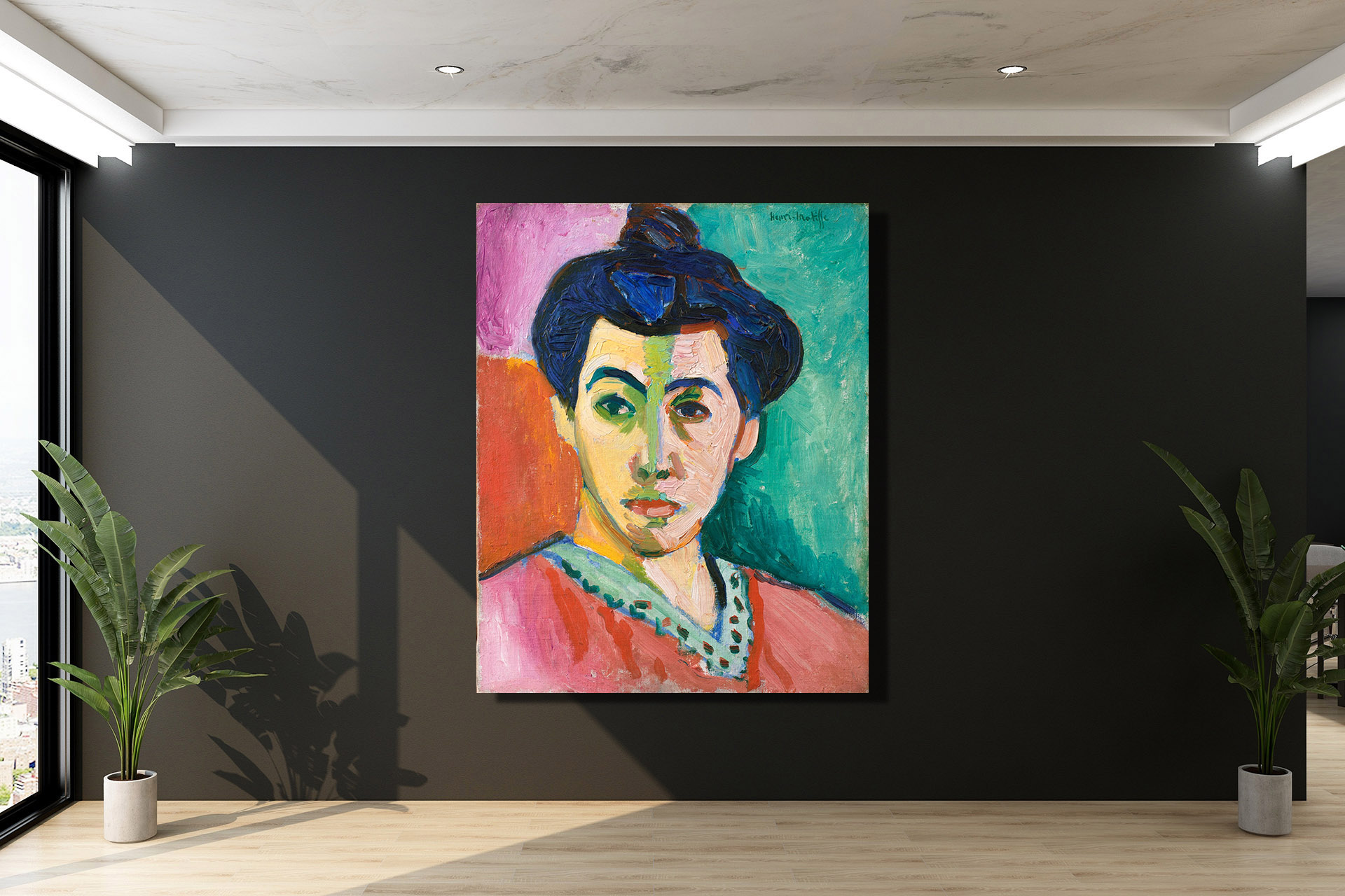 Portrait of Madame Matisse by Henri Matisse, 1905 - Canvas Wrap