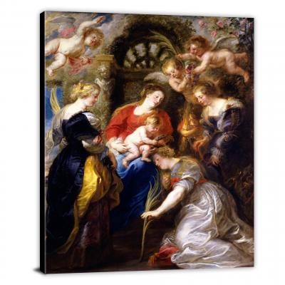 CW9249-crowning-of-saint-catherine-by-peter-paul-rubens-00