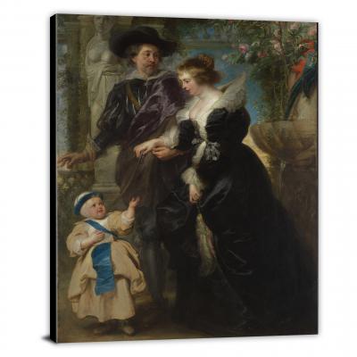 CW9254-rubens-and-his-wife-helena-fourment-and-their-son-frans-by-peter-paul-rubens-00