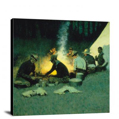 CW9272-hunters-supper-by-frederick-remington-00