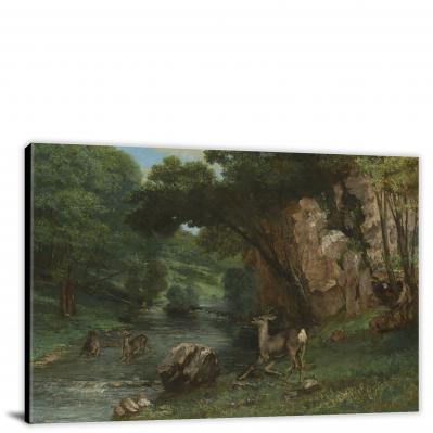 CW9627-roe-deer-at-a-stream-by-gustave-courbet-00