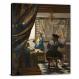The Art of  Painting by Johannes Vermeer, 1662 - Canvas Wrap