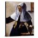 Young Woman with a Water Picture by Johannes Vermeer, 1662 - Canvas Wrap