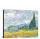 Wheat Field with Cypresses by Vincent Van Gogh, 1889 - Canvas Wrap
