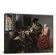 The Glass of Wine by Johannes Vemeer, 1661 - Canvas Wrap