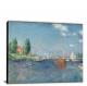 Red Boats-Argenteuil by Claude Monet, 1875 - Canvas Wrap
