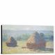 Haystacks-End of Summer by Claude Monet, 1891 - Canvas Wrap