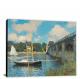 The Bridge at Argenteuil by Claude Monet, 1874 - Canvas Wrap