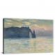 The Cliff-Etretat-Sunset by Claude Monet, 1882 - Canvas Wrap