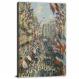 The Rue Montorgueil in Paris by Claude Monet, 1878 - Canvas Wrap