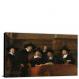 The Syndics by Rembrandt, 1662 - Canvas Wrap