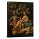 Musicerend Gezelschap by Rembrandt, 1626 - Canvas Wrap