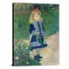 A Girl with a Watering Can by Renoir, 1876 - Canvas Wrap