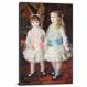 Pink and Blue-The Cahen Danvers Girls byRenoir, 1881 - Canvas Wrap