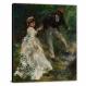 La Promenade by Renoir, 1870 - Canvas Wrap