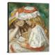 Two Girls Reading by Renoir, 1890 - Canvas Wrap
